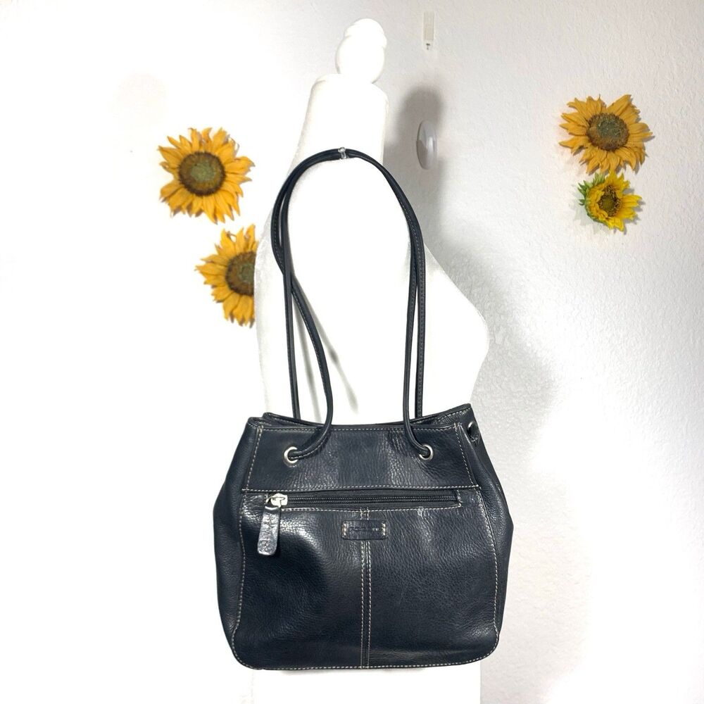 Fossil Leather Mini Saddle Tote Purse Women’s
